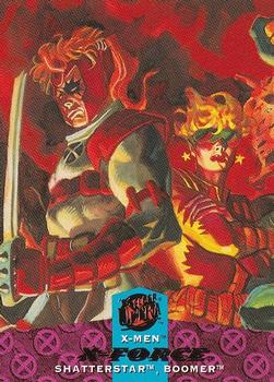 1994 Ultra X-Men #116 Shatterstar, Boomer Front