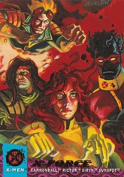 1994 Ultra X-Men #117 Cannonball / Rictor / Siryn / Sunspot Front