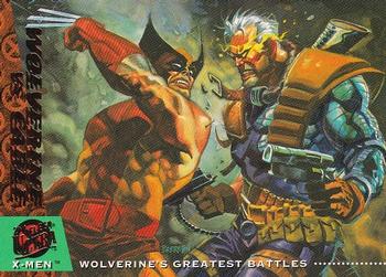 1994 Ultra X-Men #145 Wolverine vs. Cable Front