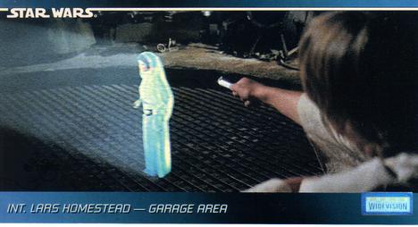 1995 Topps Widevision Star Wars #18 Int. Lars Homestead - Garage Area Front