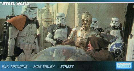 1995 Topps Widevision Star Wars #37 Ext. Tatooine - Mos Eisley - Street Front