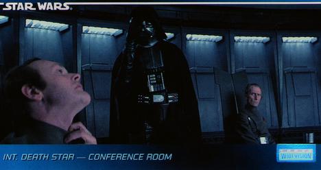 1995 Topps Widevision Star Wars #33 Int. Death Star - Conference Room Front
