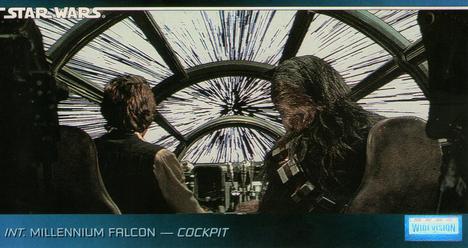 1995 Topps Widevision Star Wars #51 Int. Millennium Falcon - Cockpit Front
