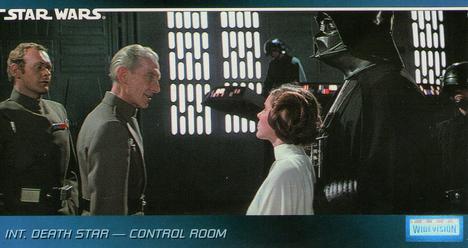 1995 Topps Widevision Star Wars #52 Int. Death Star - Control Room Front