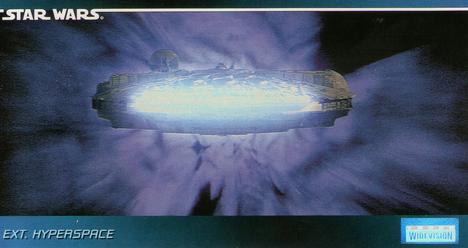 1995 Topps Widevision Star Wars #59 Ext. Hyperspace Front