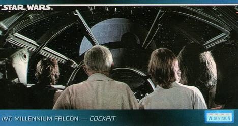 1995 Topps Widevision Star Wars #61 Int. Millennium Falcon - Cockpit Front