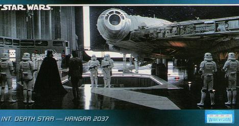 1995 Topps Widevision Star Wars #63 Int. Death Star - Hangar 2037 Front