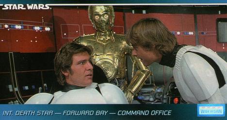 1995 Topps Widevision Star Wars #67 Int. Death Star - Forward Bay - Command Office Front