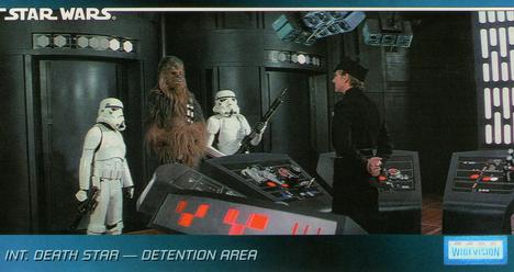 1995 Topps Widevision Star Wars #69 Int. Death Star - Detention Area Front