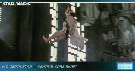 1995 Topps Widevision Star Wars #74 Int. Death Star - Central Core Shaft Front