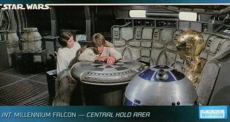 1995 Topps Widevision Star Wars #78 Int. Millennium Falcon - Central Hold Area Front