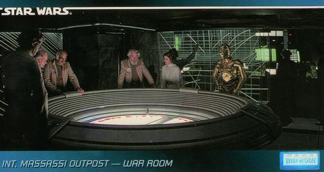1995 Topps Widevision Star Wars #91 Int. Massassi Outpost - War Room Front