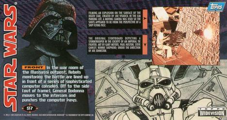 1995 Topps Widevision Star Wars #97 Int. Massassi Outpost - War Room Back