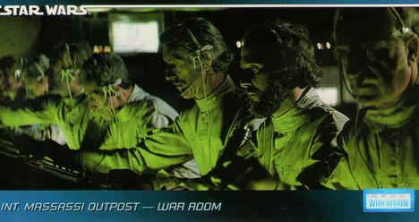 1995 Topps Widevision Star Wars #97 Int. Massassi Outpost - War Room Front