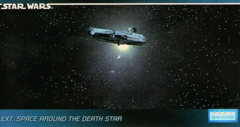 1995 Topps Widevision Star Wars #106 Ext. Space Around the Death Star Front