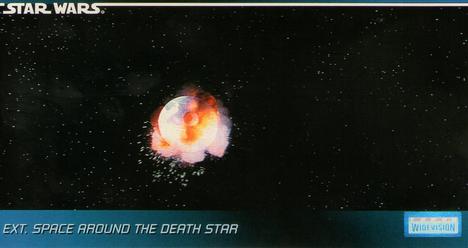 1995 Topps Widevision Star Wars #110 Ext. Space Around the Death Star Front