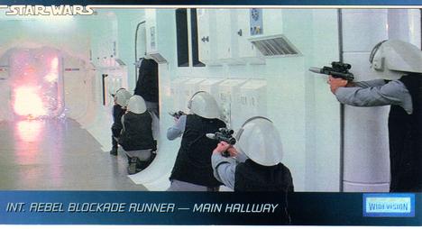 1995 Topps Widevision Star Wars #5 Int. Rebel Blockade Runner - Main Hallway Front
