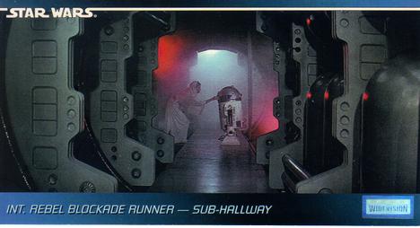 1995 Topps Widevision Star Wars #7 Int. Rebel Blockade Runner - Sub-Hallway Front