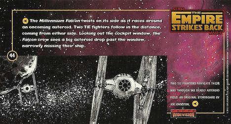 1995 Topps Widevision Star Wars: The Empire Strikes Back #44 Ext. Asteroid Belt - TIE Fighters Back