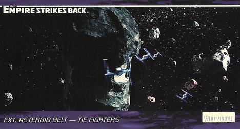 1995 Topps Widevision Star Wars: The Empire Strikes Back #44 Ext. Asteroid Belt - TIE Fighters Front