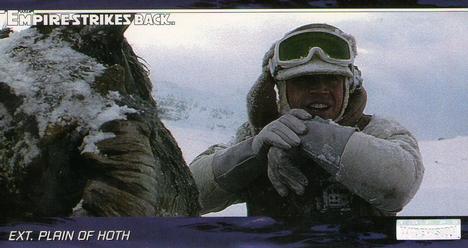 1995 Topps Widevision Star Wars: The Empire Strikes Back #4 Ext. Plain of Hoth Front