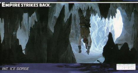 1995 Topps Widevision Star Wars: The Empire Strikes Back #7 Int. Ice Gorge Front