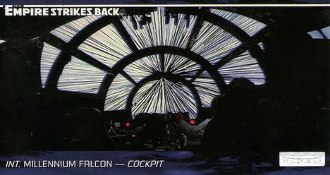 1995 Topps Widevision Star Wars: The Empire Strikes Back #137 Int. Millennium Falcon - Cockpit Front