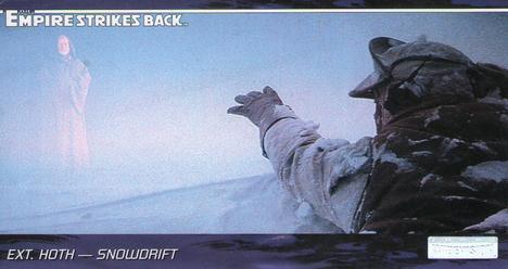 1995 Topps Widevision Star Wars: The Empire Strikes Back #8 Ext. Hoth - Snowdrift Front