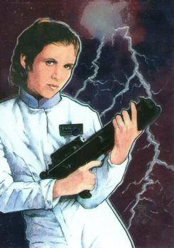 1996 Finest Star Wars #3 Princess Leia Front