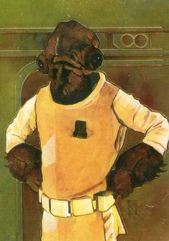 1996 Finest Star Wars #5 Admiral Ackbar Front