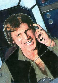 1996 Finest Star Wars #7 Han Solo Front