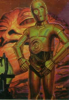 1996 Finest Star Wars #82 C-3PO Front