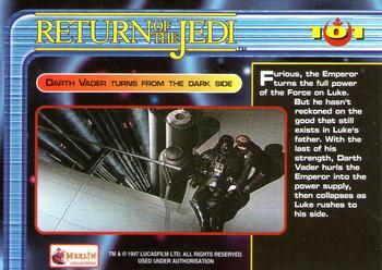 1997 Merlin Star Wars Special Edition #101 The Emperor/Throne Room Back