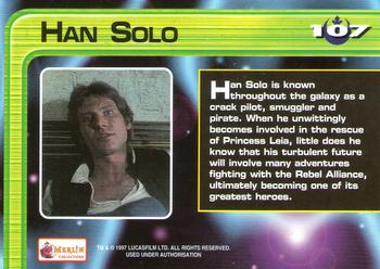 1997 Merlin Star Wars Special Edition #107 Han Solo Back