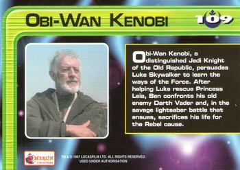 1997 Merlin Star Wars Special Edition #109 Obi-Wan Kenobi Back