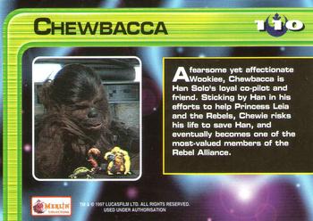 1997 Merlin Star Wars Special Edition #110 Chewbacca Back