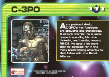 1997 Merlin Star Wars Special Edition #111 C-3PO Back