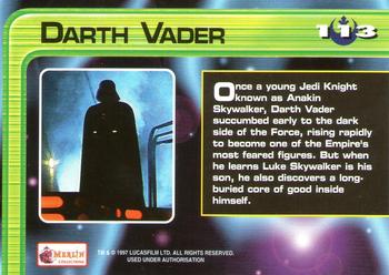 1997 Merlin Star Wars Special Edition #113 Darth Vader Back