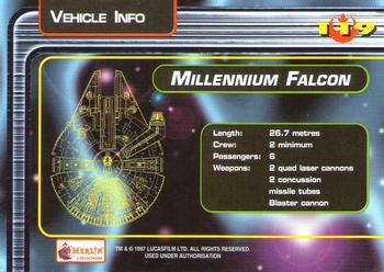 1997 Merlin Star Wars Special Edition #119 Millennium Falcon Back