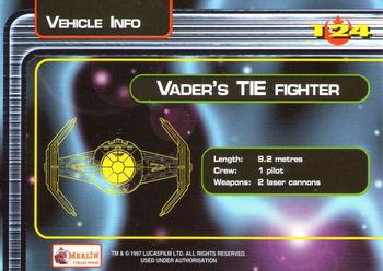 1997 Merlin Star Wars Special Edition #124 Vader's TIE Fighter Back