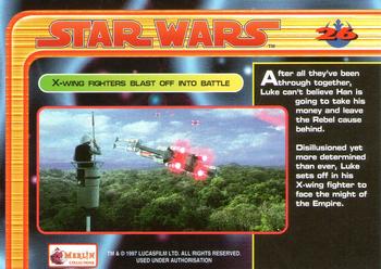 1997 Merlin Star Wars Special Edition #26 Han Solo with Luke Skywalker Back