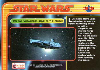 1997 Merlin Star Wars Special Edition #32 Luke Skywalker/X-Wing Interior Back