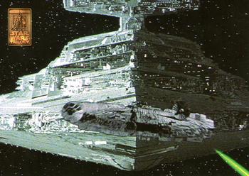 1997 Merlin Star Wars Special Edition #49 Millennium Falcon & Star Destroyer Front