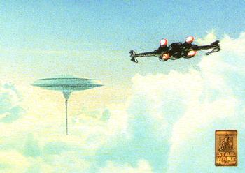 1997 Merlin Star Wars Special Edition #54 Luke's X-Wing approaching Cloud City Front