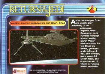 1997 Merlin Star Wars Special Edition #71 Shuttle leaving Star Destroyer Back