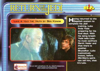 1997 Merlin Star Wars Special Edition #86 Yoda Instructing Luke Back