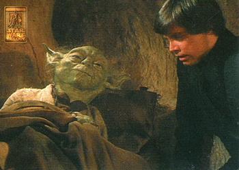 1997 Merlin Star Wars Special Edition #86 Yoda Instructing Luke Front
