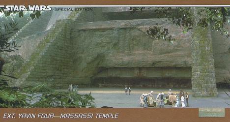 1997 Topps Widevision The Star Wars Trilogy Special Edition #38 Massassi Temple Front