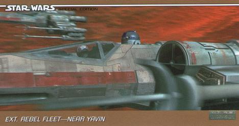 1997 Topps Widevision The Star Wars Trilogy Special Edition #41 X-Wing Close Up Front