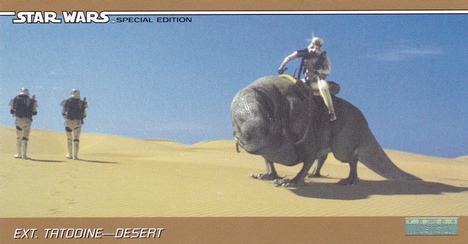 1997 Topps Widevision The Star Wars Trilogy Special Edition #3 Dewback Front